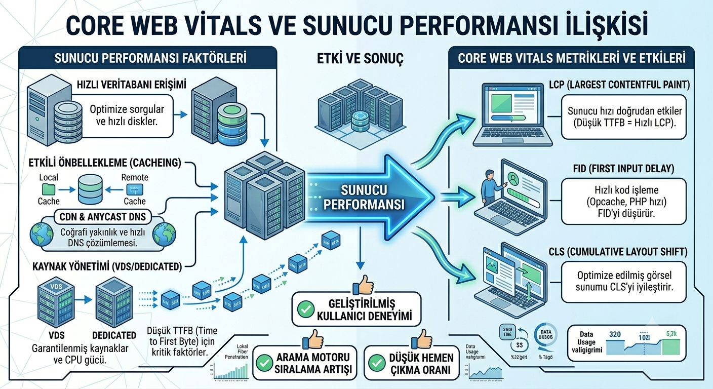Core Web Vitals ve Sunucu Performansı